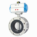 不銹鋼法蘭氣動(dòng)蝶閥