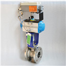 氣動調(diào)節(jié)球閥(不銹鋼法蘭連接)