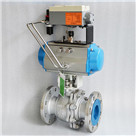 氣動調(diào)節(jié)球閥(O型球閥帶定位器)